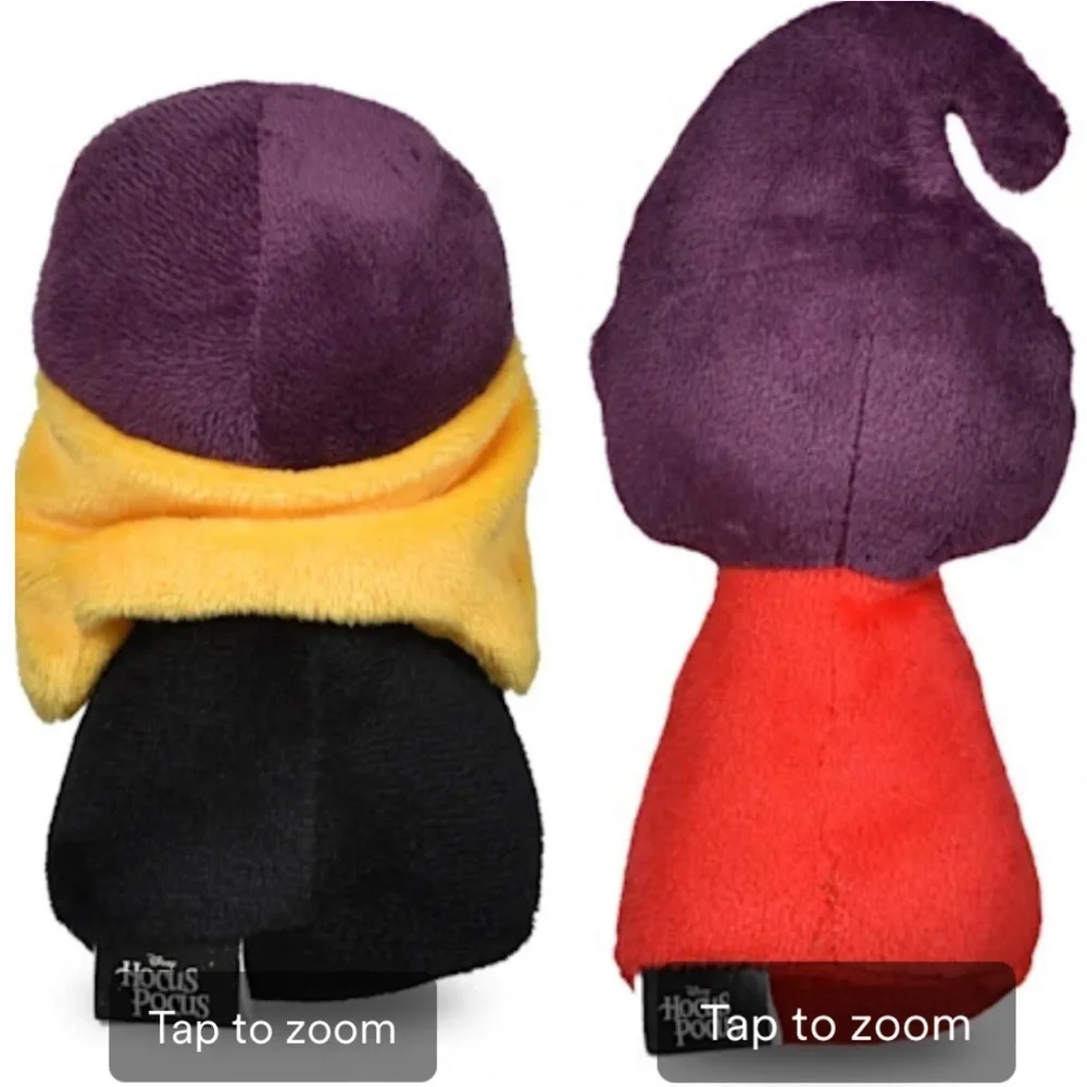 NWT set 2 Disney Hocus Pocus dog squeak toys